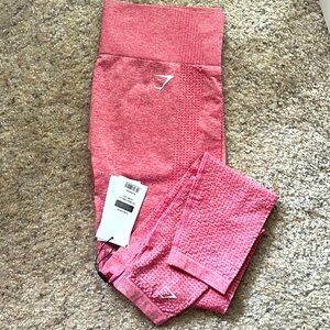 Gymshark Vital Seamless leggings, size Large, color Pink Marl, never worn